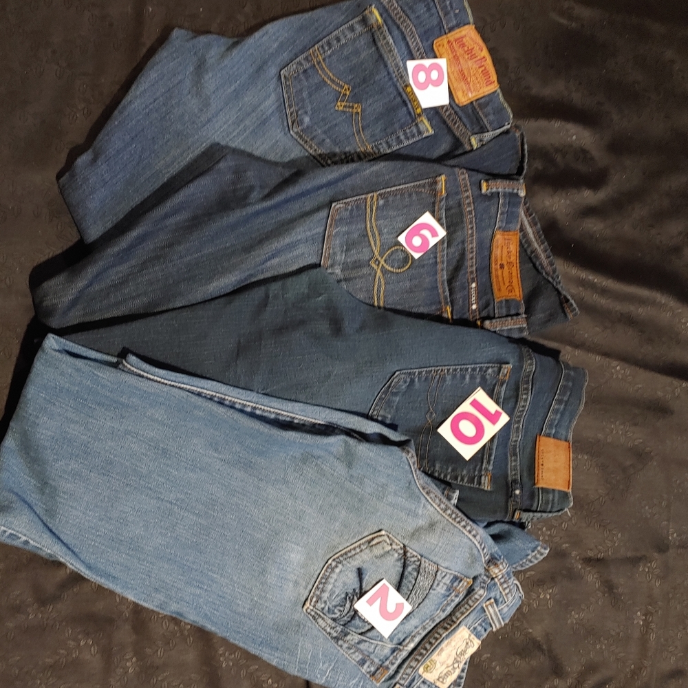 Five pairs of Lucky brand pants